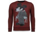Local Fanatic Bad mouse rhinestone sweater