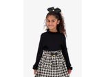 Angels Face Meisjes top elma rib zwart