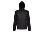 Regatta Heren Navigate Hybride Hooded Jacket (Zwart/Seal Grijs)