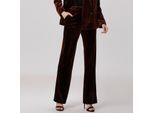 Rechte fluwelen pantalon
