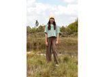 Looxs Revolution Plissé pants wide leg clay color voor meisjes in de kleur