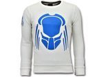 Local Fanatic Sweater predator neon print