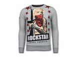 Local Fanatic Marilyn rockstar rhinestone sweater