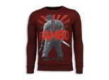 Local Fanatic Rambo rhinestone sweater