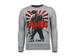 Local Fanatic Rambo rhinestone sweater