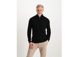 Saint Steve Cas 19480 black half zip trui