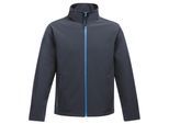 Regatta Opmerkelijk Heren Ablaze Afdrukbaar Soft Shell-jasje (Marine / Frans Blauw)