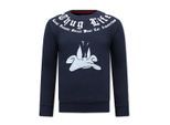 Local Fanatic Sweater met print thug life