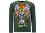 Tony Backer Sweater met print skull head