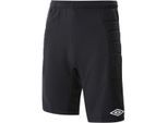 Umbro Gewatteerde keepershort voor kinderen (Zwart)