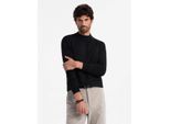 Ombre Heren v-hals sweater half turtleneck - tn-0100zw