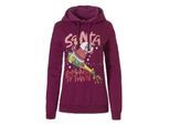 Apollo Dames kersttrui met capuchon santa is coming to town hoodie kerst print