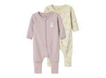 Name It Baby pyjama nbfnightsuit rabbit zip 2-pack
