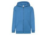 Fruit of the Loom Kinder/Kids Klassiek Jasje met Capuchon (Azuurblauw)