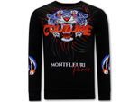 Tony Backer Sweater met print tiger couture