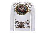 Montfleuri Sweater met print snake skull