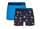 Happy Shorts 2-pack kerst boxershorts heren gingerbread man