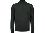 No Excess Pullover half zip 2 coloured melang dark grey