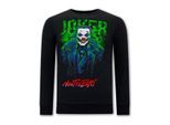 Montfleuri Sweater met print joker