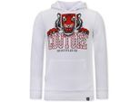 Tony Backer Hoodie met print tiger head