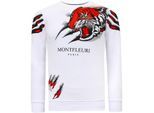 Tony Backer Sweater met print tiger head