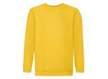 Fruit of the Loom Kinder/kids premium sweatshirt met inzetstuk
