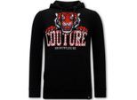 Tony Backer Hoodie met print tiger head