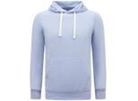 Enos Hoodie effen basic hoodie
