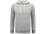Enos Hoodie effen classic hoodie