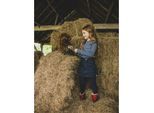 Looxs Revolution Mini rokje dark denim hearts voor meisjes in de kleur