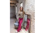 Looxs Revolution Wide leg sweat pants red rose voor meisjes in de kleur