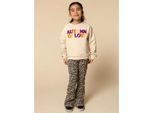Looxs Revolution Sweater offwhite autumn love voor meisjes in de kleur