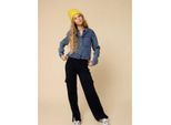 Looxs Revolution Sweat pants straight leg navy voor meisjes in de kleur