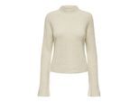 Jacqueline de Yong Jdyjusty tine ls hn slit pull knt ecru