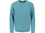 No Excess Pullover crewneck garment dyed + st seablue