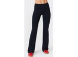 Stronger Soft fold over flared leggings l918-99999