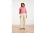 Smashed Lemon Linnen wide leg pantalon
