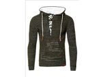 Rusty Neal heren trui zwart wit hoodie 13362