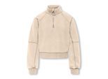 Only Kogdonna ls half zip washed swt ecru