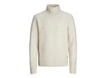 Jack & Jones Jprccmilo knit roll neck bf beige