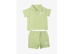 Malelions Jongens set baby mousseline polo crinckle
