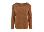 FOS Amsterdam Fos trui bella chenille camel