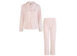 By Louise Dames pyjama set lang modal met knoopsluiting