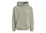 Jack & Jones Jornorrebro typo back sweat hood sn olijf