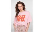 Geisha 62090-41 422 sweat scuba toweling light pink/orange