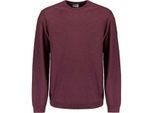 No Excess Pullover crewneck garment dyed + st dark wine