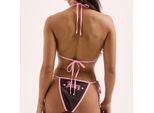 Juicy Couture Taihiti charm gothic jc triangle bikini