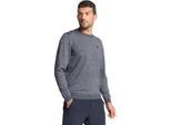 No Excess Pullover crewneck 2 coloured melang dusty blue