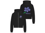Flaneur Homme Heren pixel flower zip-up