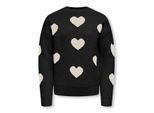 Only Kognaja ls flower pullover knt dessin